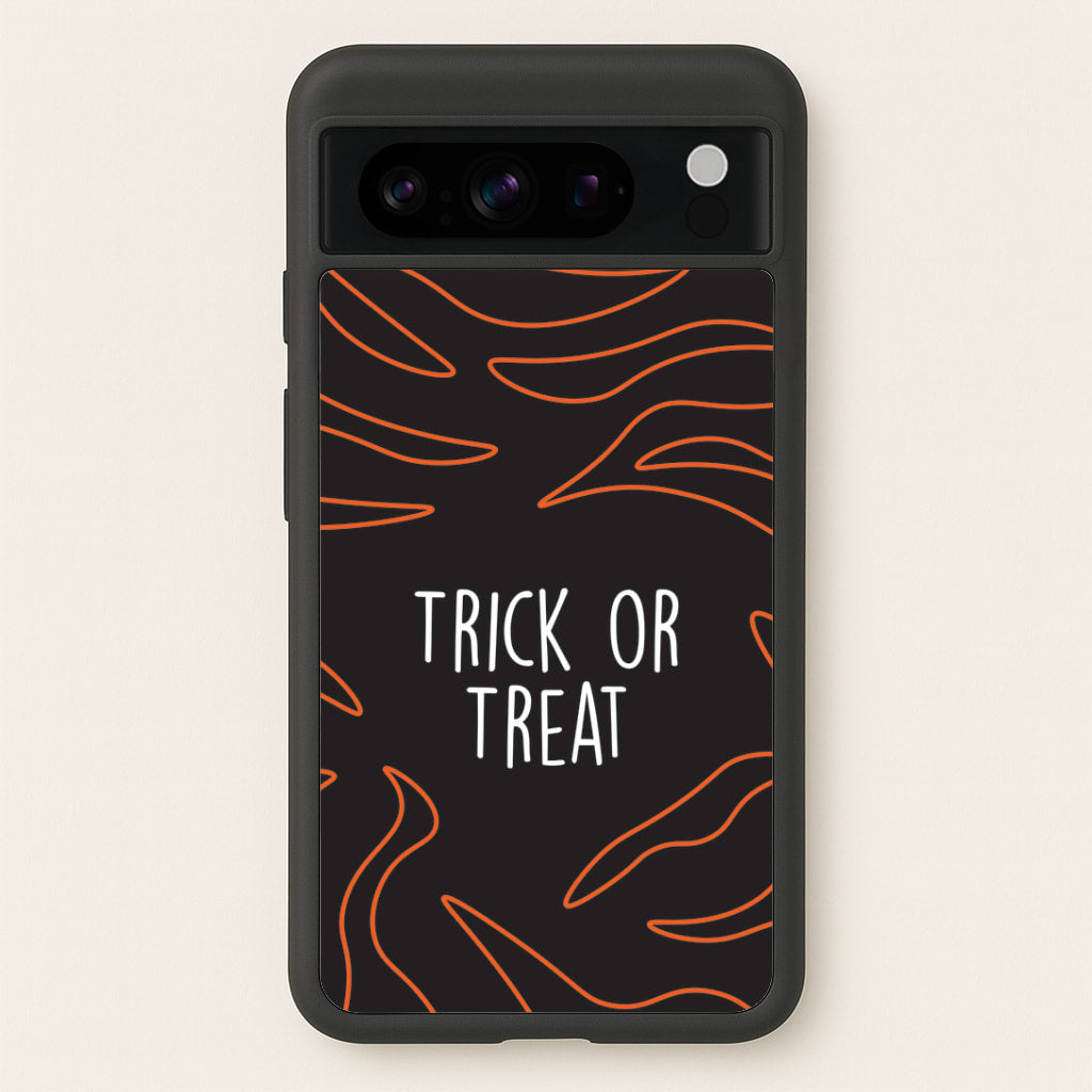 Zebra Print Trick Or Treat Google Pixel 8 Pro Case