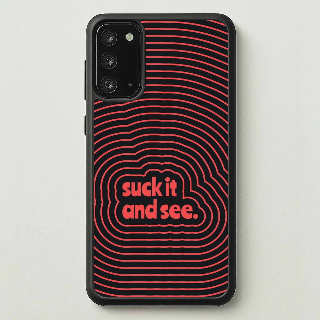 Suck It And See Psychedelic Galaxy Note 20 Case