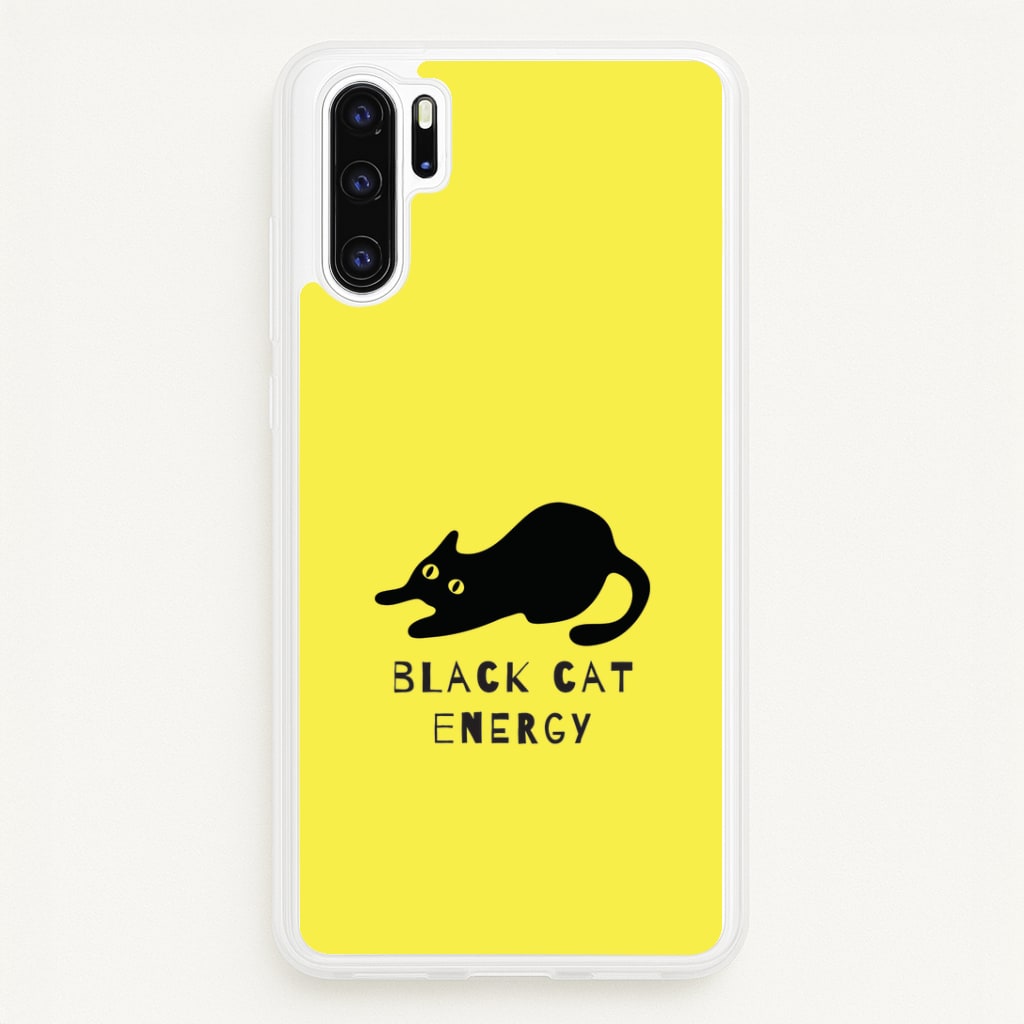 Black Cat Energy Huawei P30 Pro Case