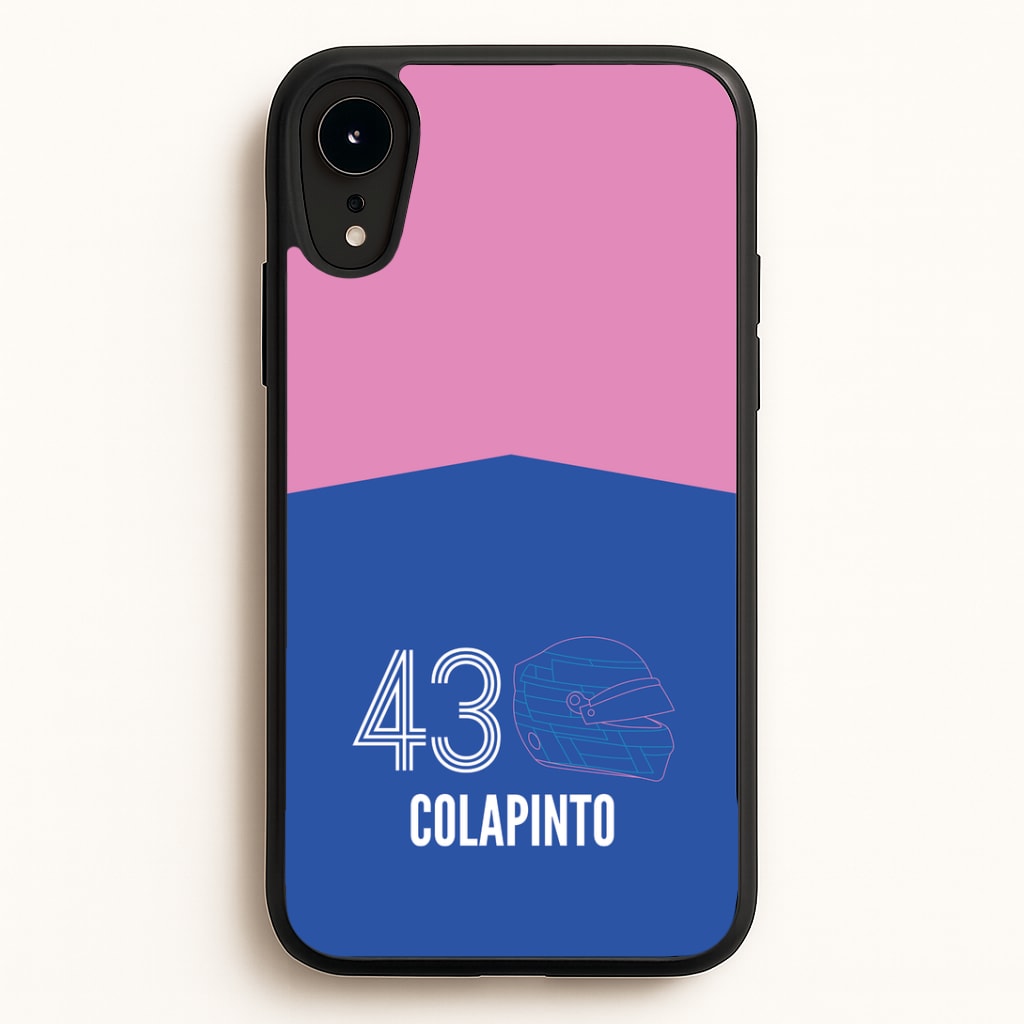 Colapinto Helmet 2026 iPhone XR Case
