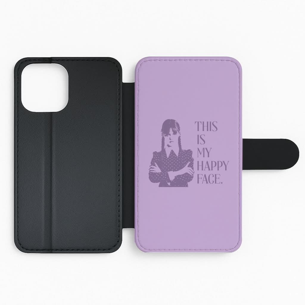 This Is My Happy Face Flip Phone Case