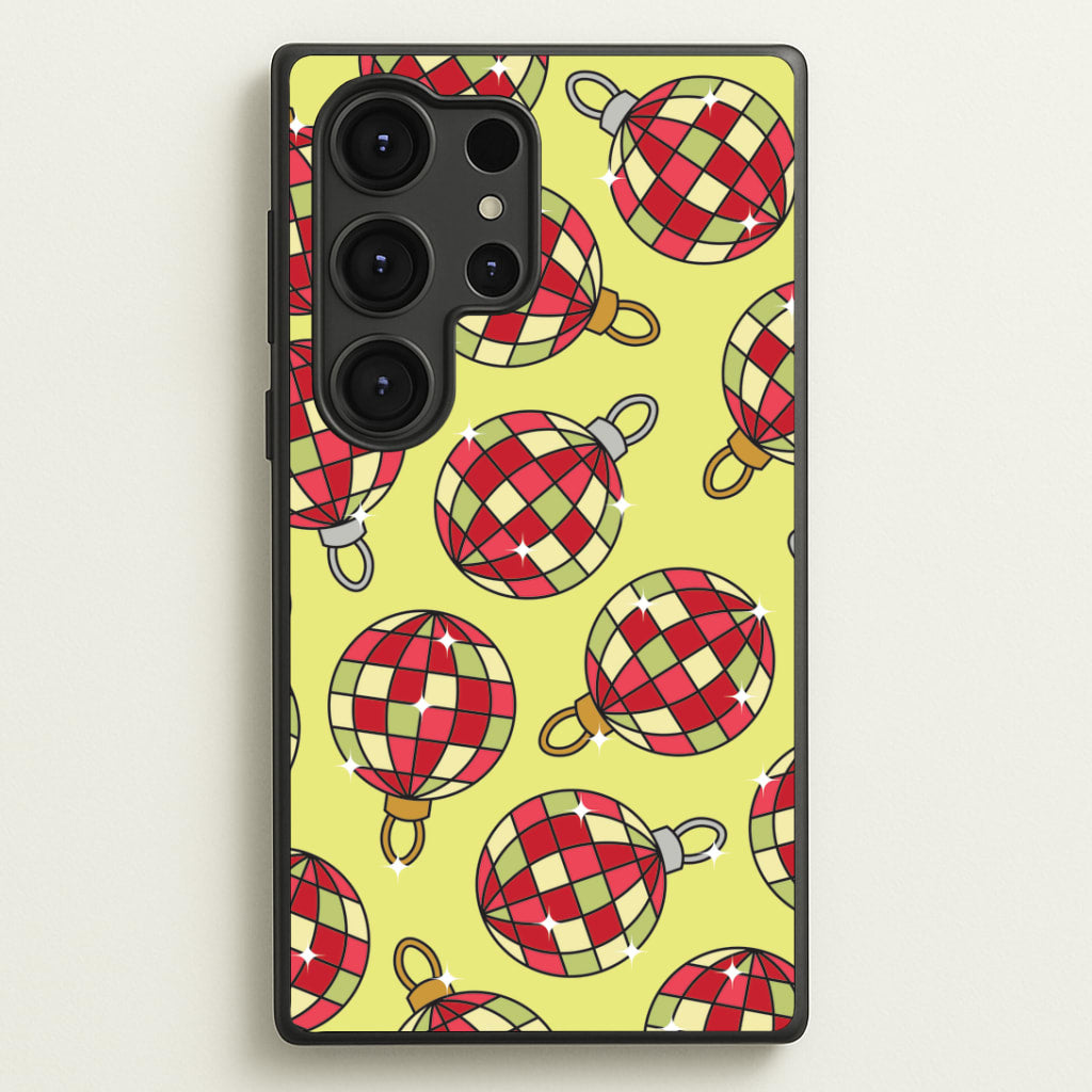 Disco Baubles Pattern Galaxy S25 Ultra Case