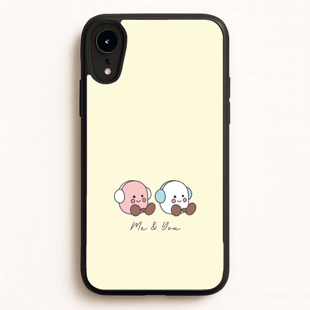 Cute Christmas Marshmellow Plushies iPhone XR Case