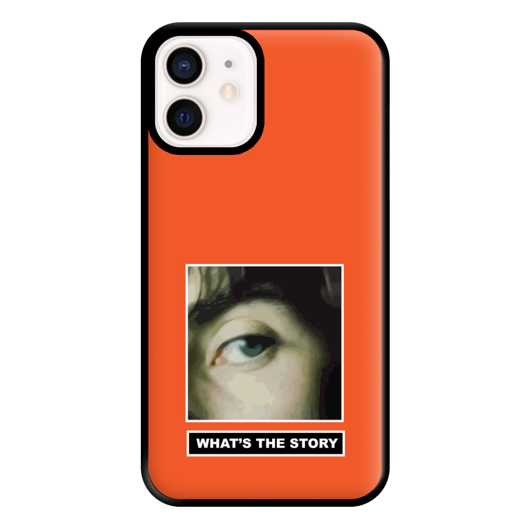 What's The Story Orange iPhone 12 Mini Case