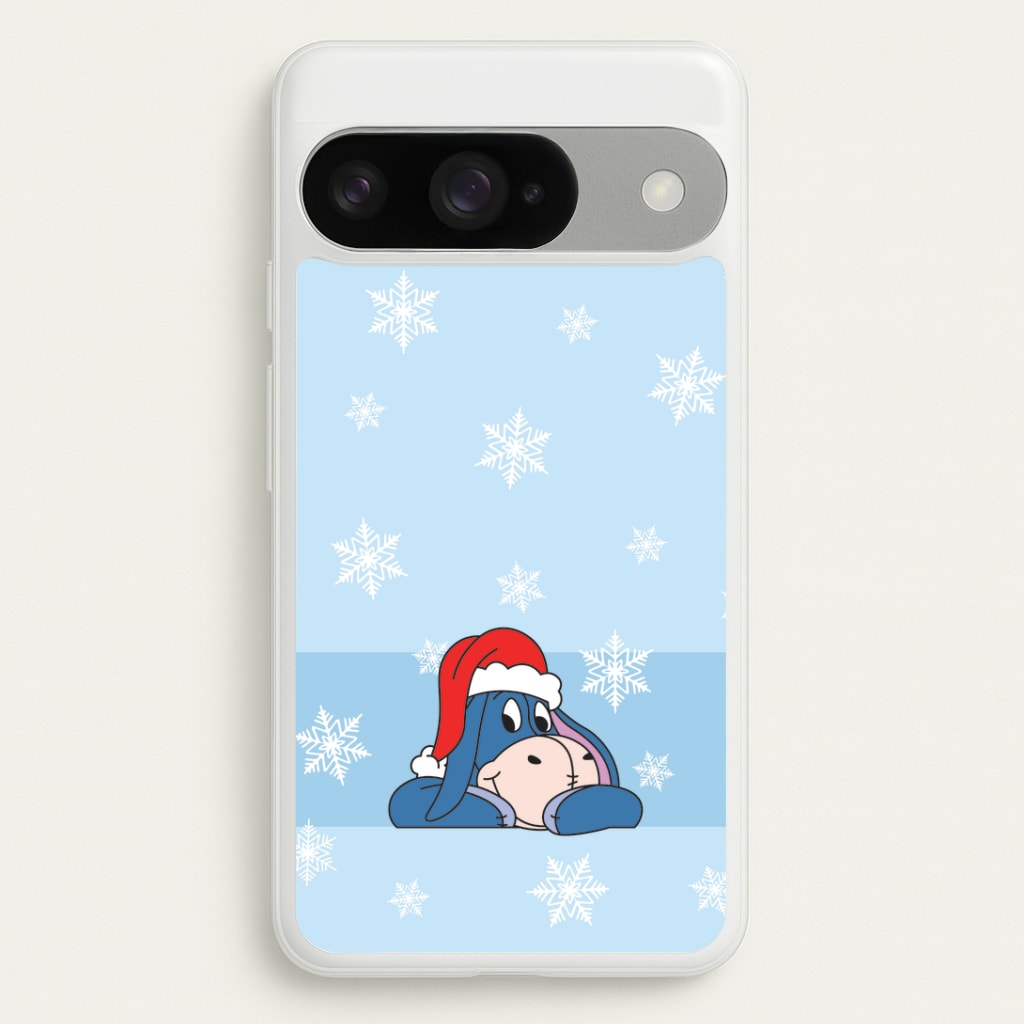 Cartoon Donkey Snowflakes Google Pixel 10 / 10 Pro Case