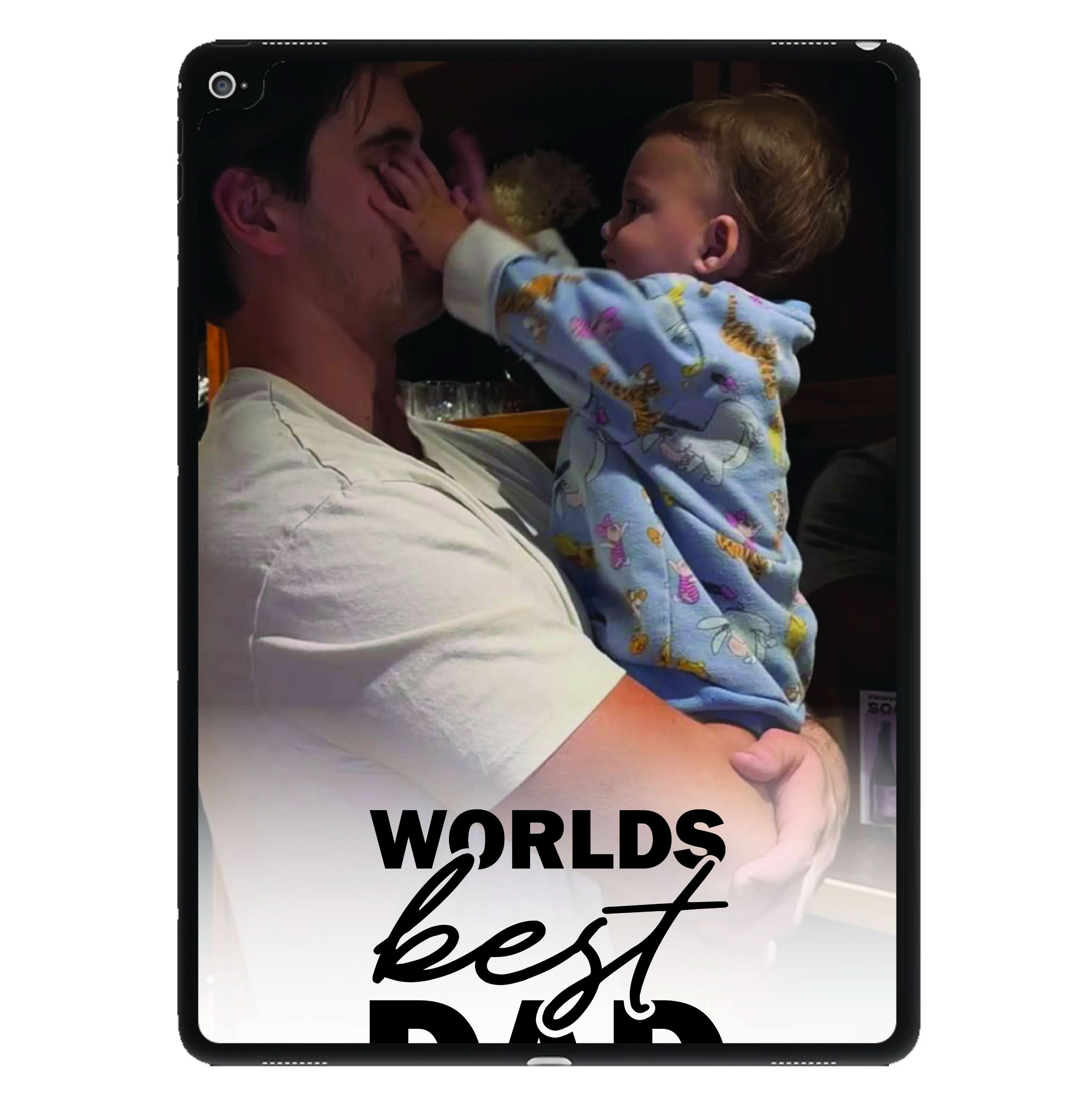 World's Best Dad Personalised iPad Case