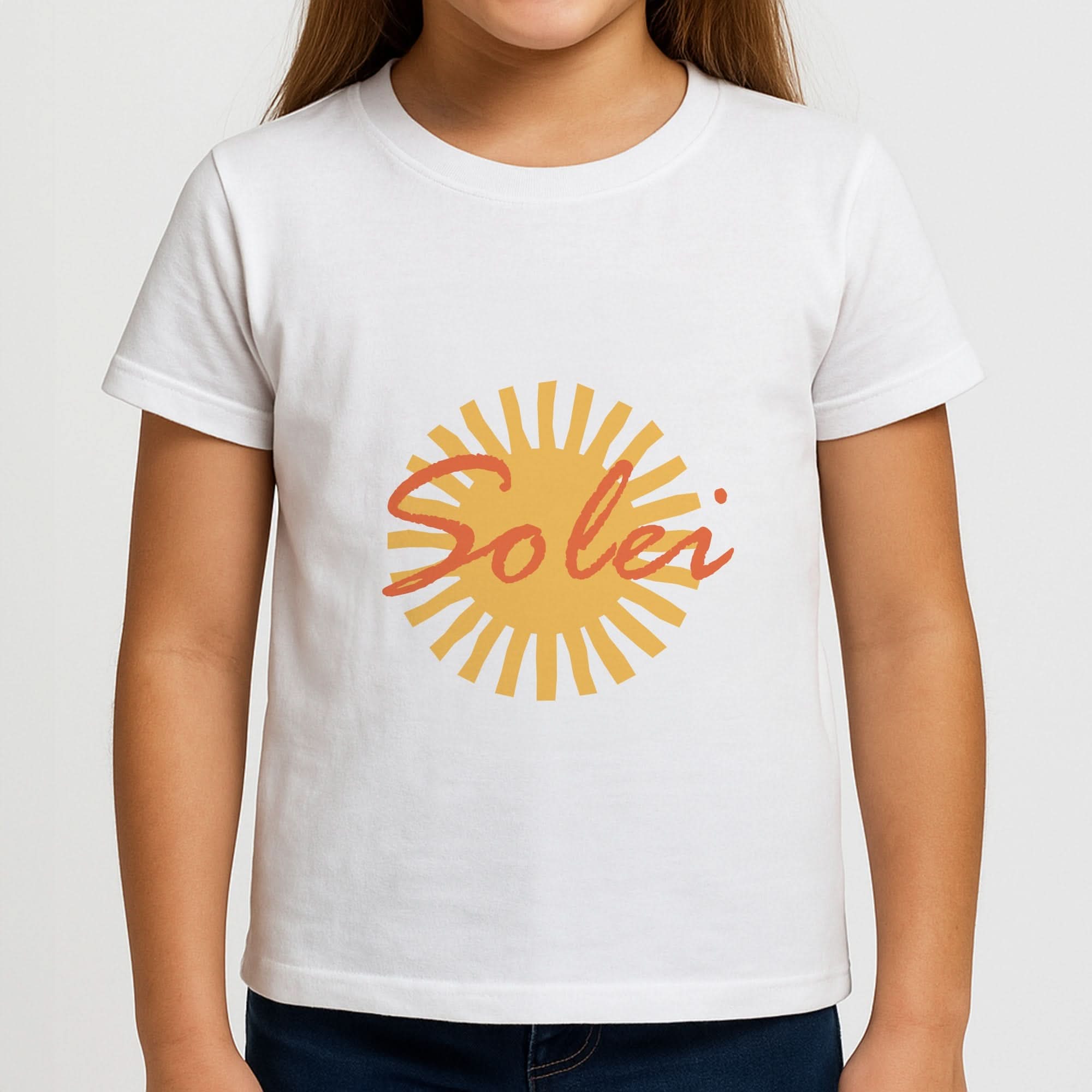 Abstract Sun Solei Girls T-Shirt