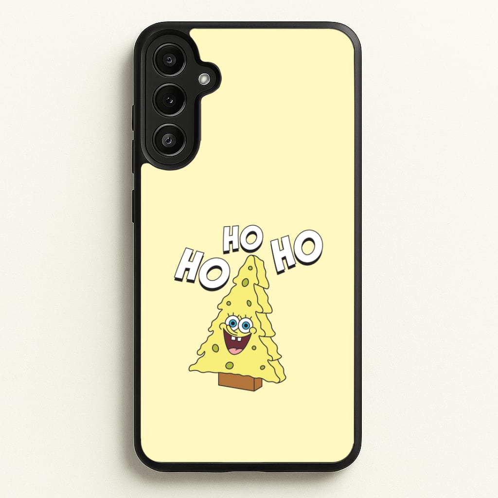 Christmas Tree Cartoon Sponge Galaxy A36 Case