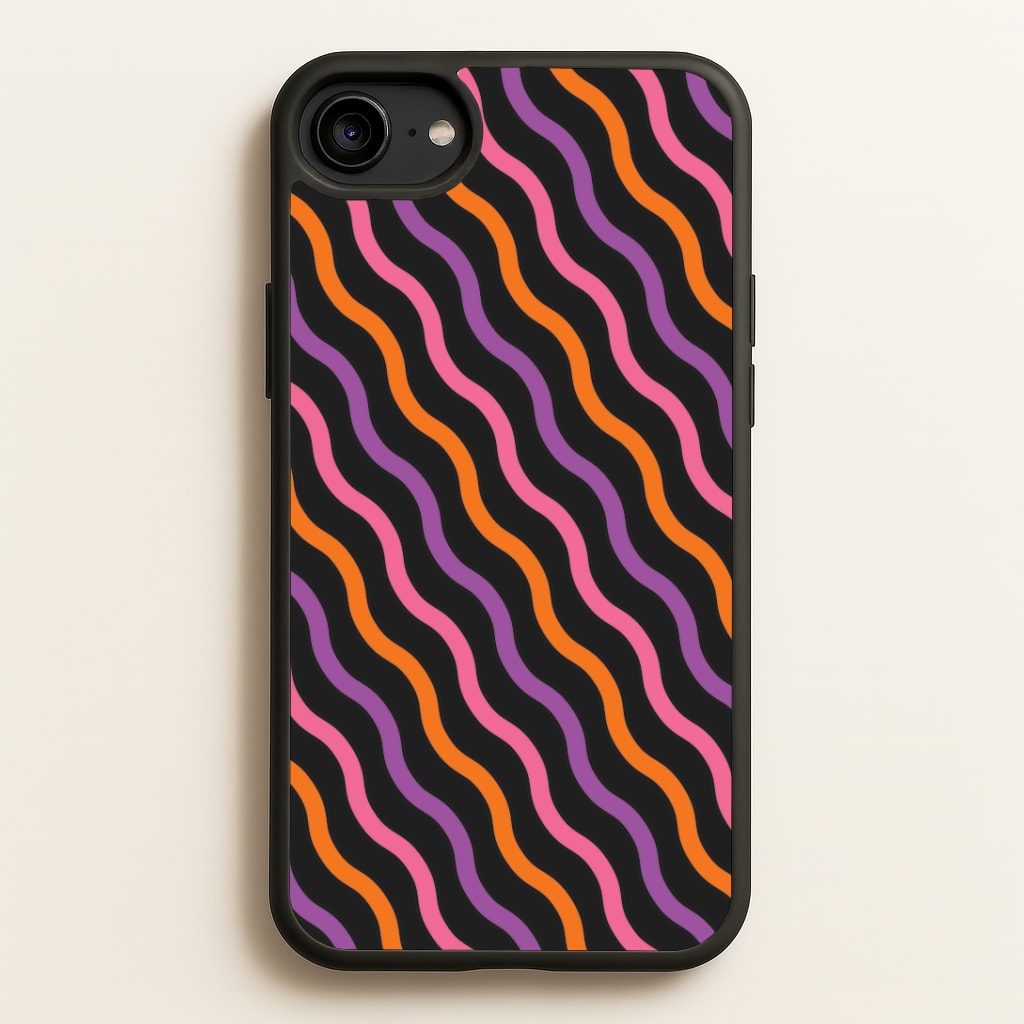Wavy Abstract Halloween Pattern iPhone 6 / 7 / 8 / SE Case