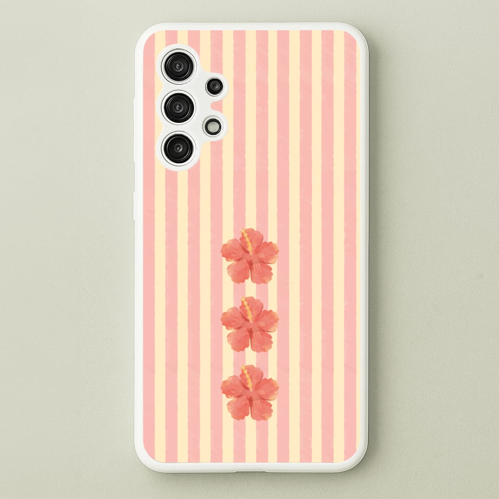 Hibiscus Rays Galaxy A13 Case