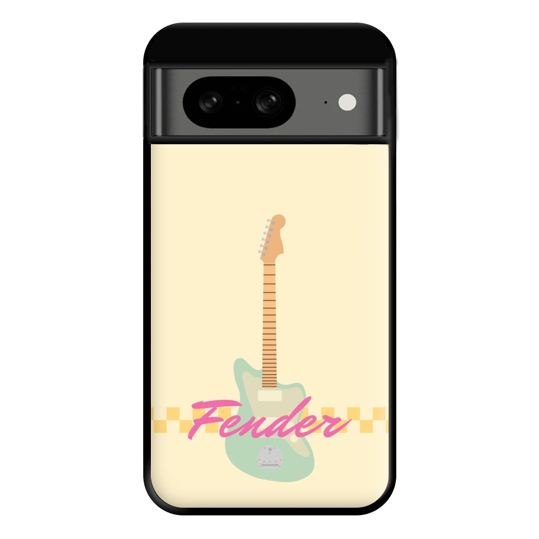 Blue Guitar Fender Google Pixel 8 Case