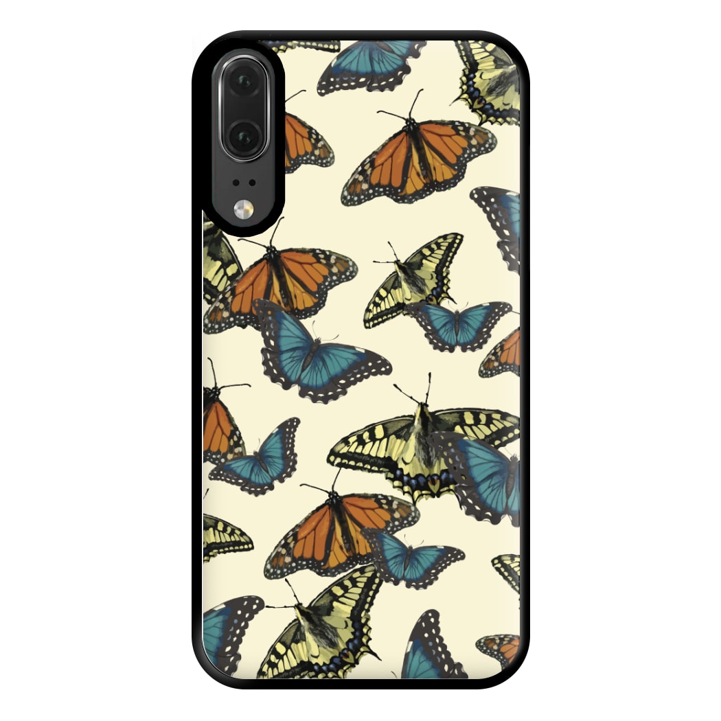 Butterfly Assortment Pattern Huawei P20 Case