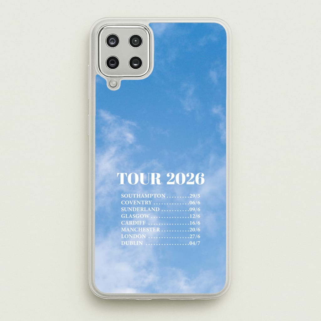 Band Tour 2026 Galaxy A12 Case
