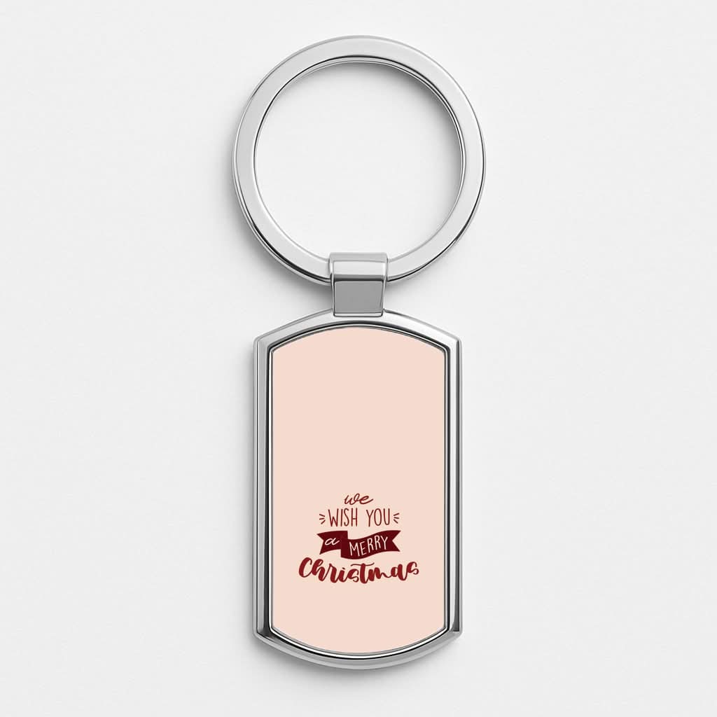 We Wish You A Merry Christmas Quote Luxury Keyring