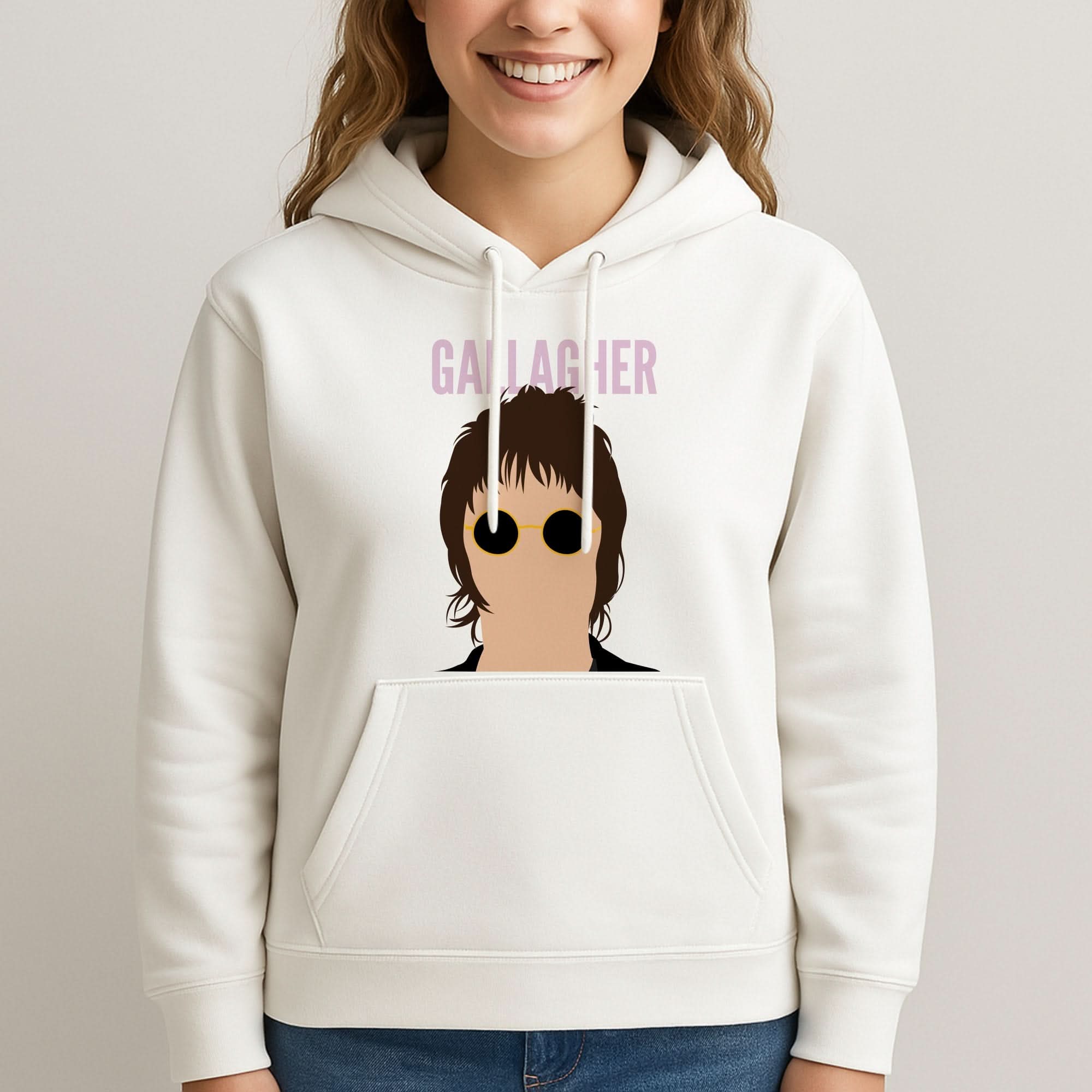 Rock Band Member Purple Womans Hooded Sweatshirt