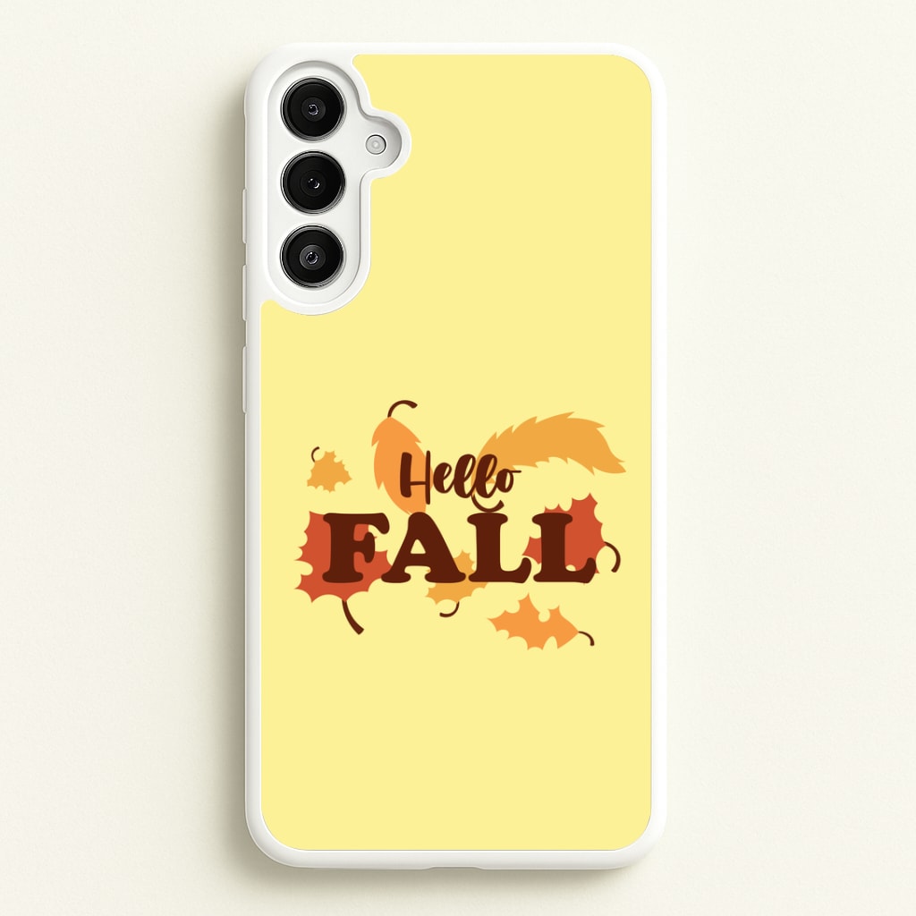 Hello Fall Galaxy A36 Case