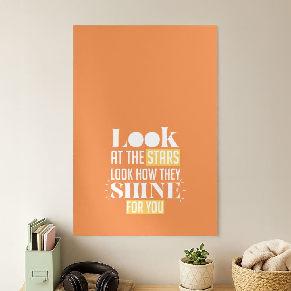 Look At The Stars Poster