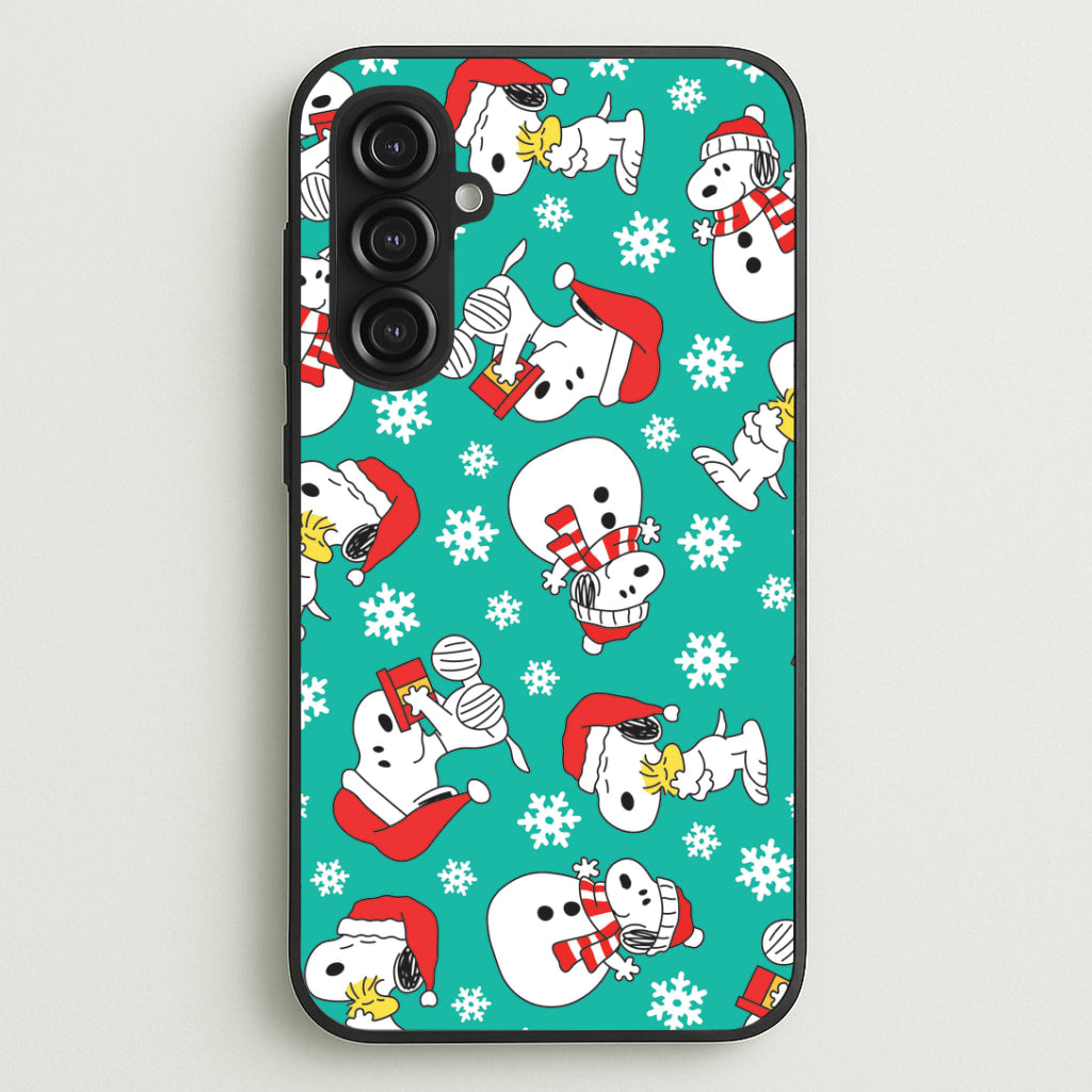 Christmas Cartoon Beagle Pattern Galaxy S23FE Case