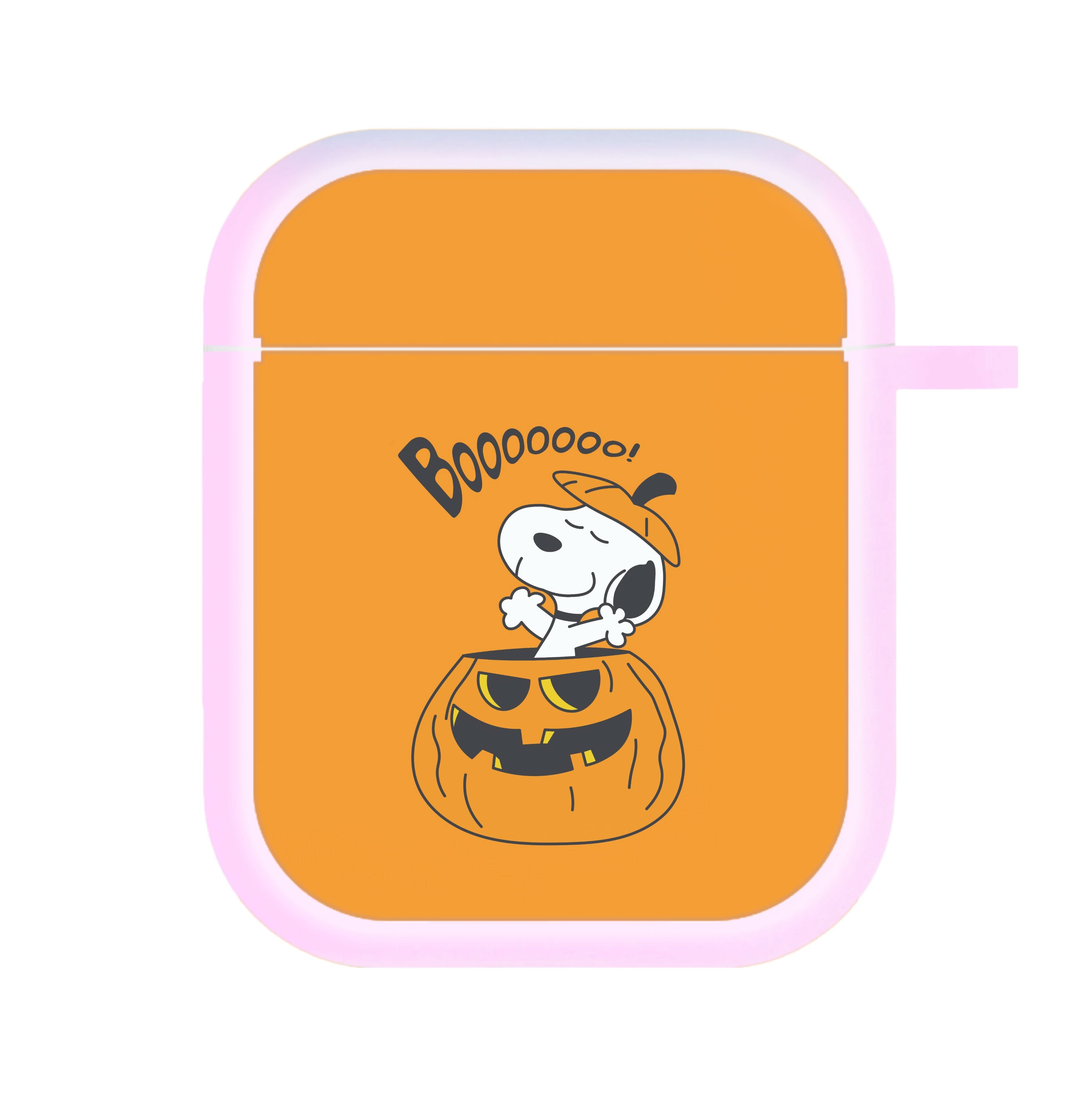 Cartoon Beagle Pumpkin AirPods Case