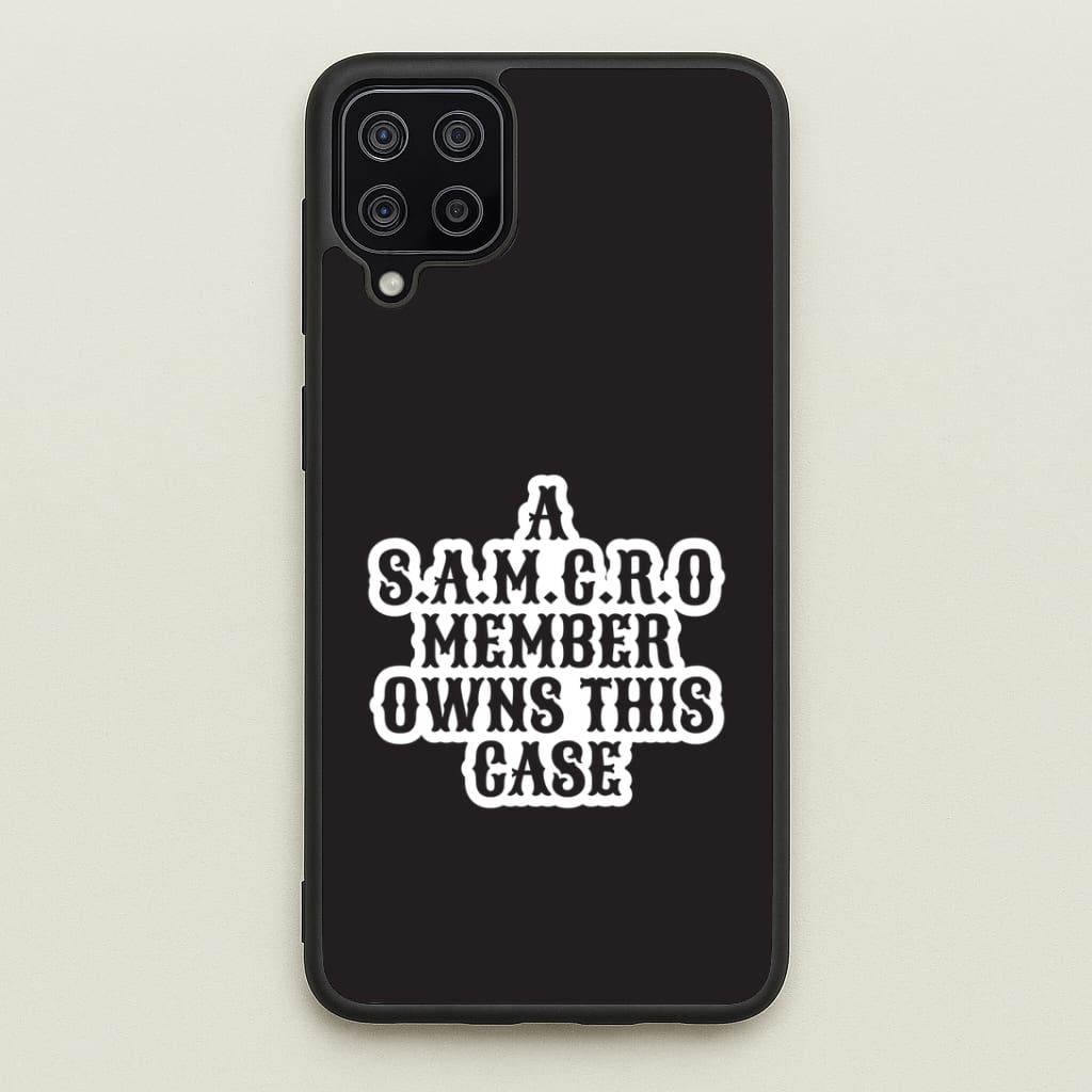 SAMCRO Member Galaxy A12 Case