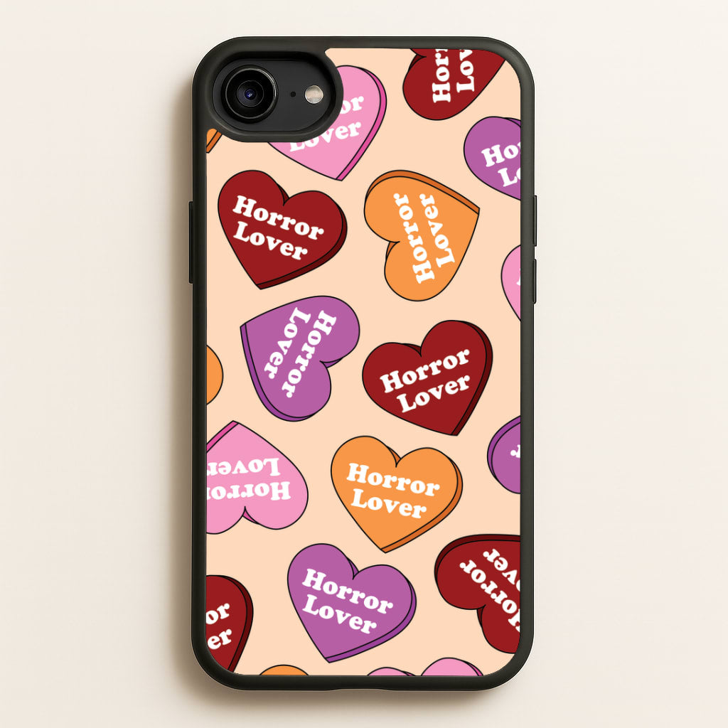Horror Lover Hearts Pattern iPhone 6 / 7 / 8 / SE Case