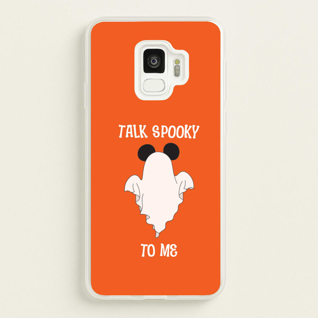 Talk Spooky To Me Mouse Ghost Galaxy S9 Case