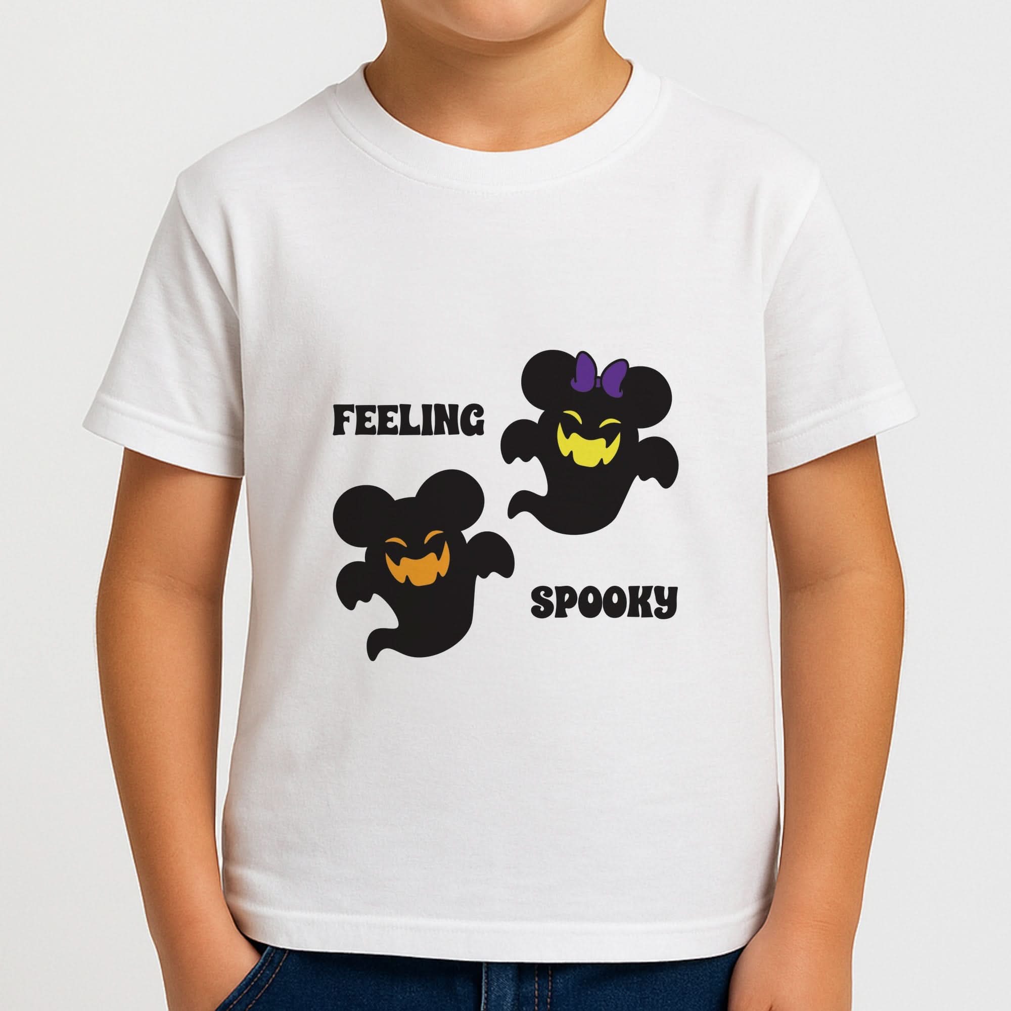 Feeling Spooky Mouse Ghosts Boys T-Shirt