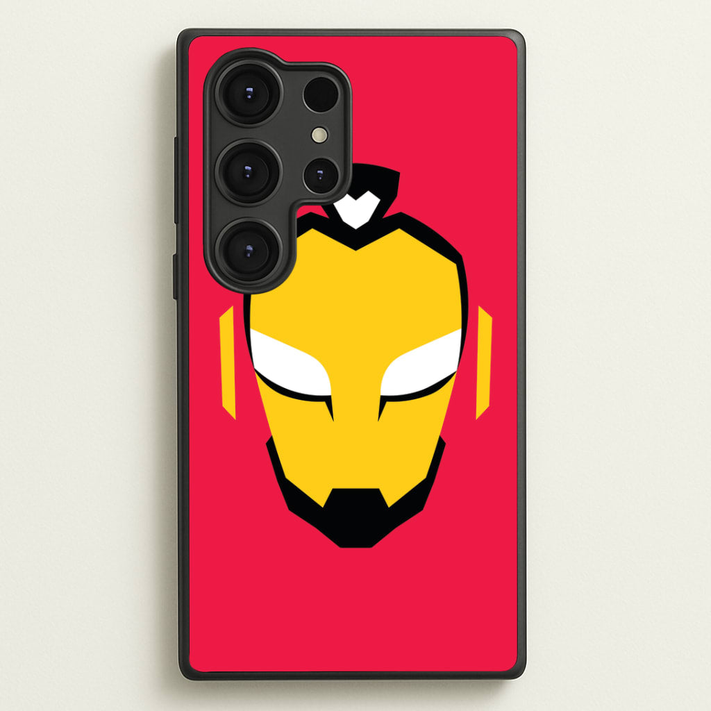 Metal Heart Hero Face Galaxy S25 Ultra Case