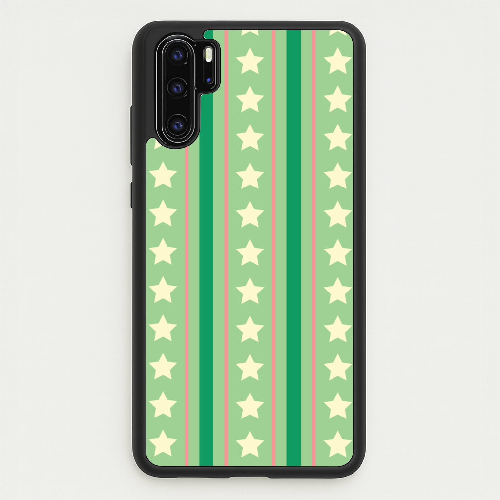 Stars And Stripes Christmas Pattern Huawei P30 Pro Case