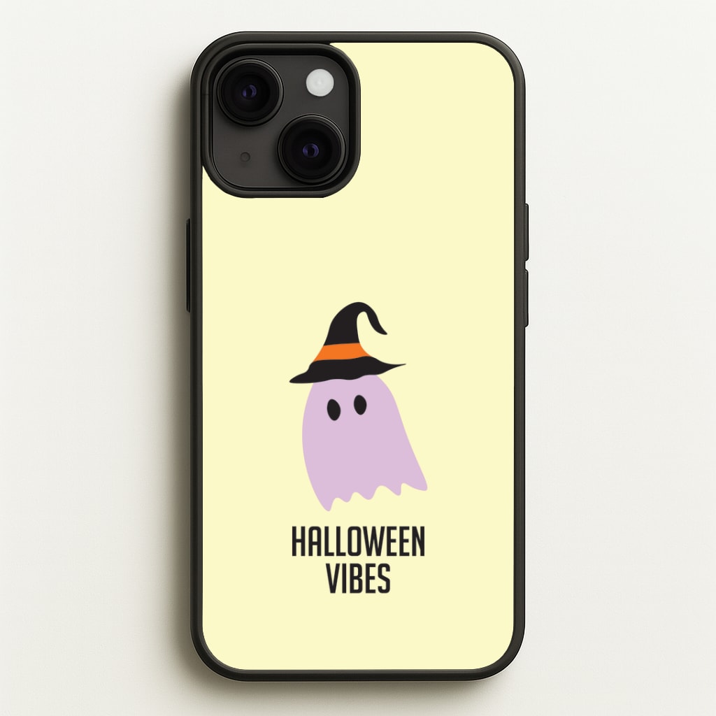 Purple Ghost Halloween Vibes iPhone 13 Mini Case