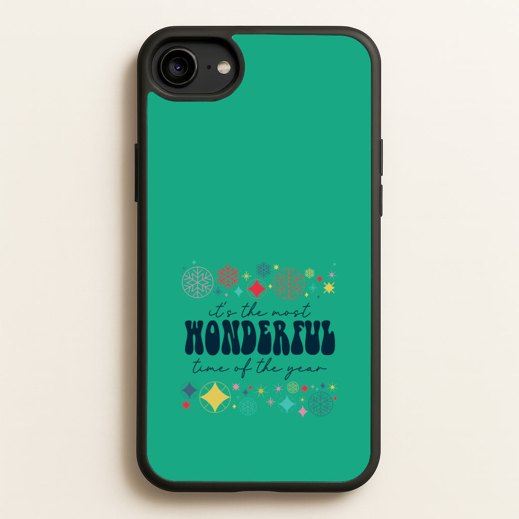 The Most Wonderful Time Of The Year Geometric iPhone 6 / 7 / 8 / SE Case