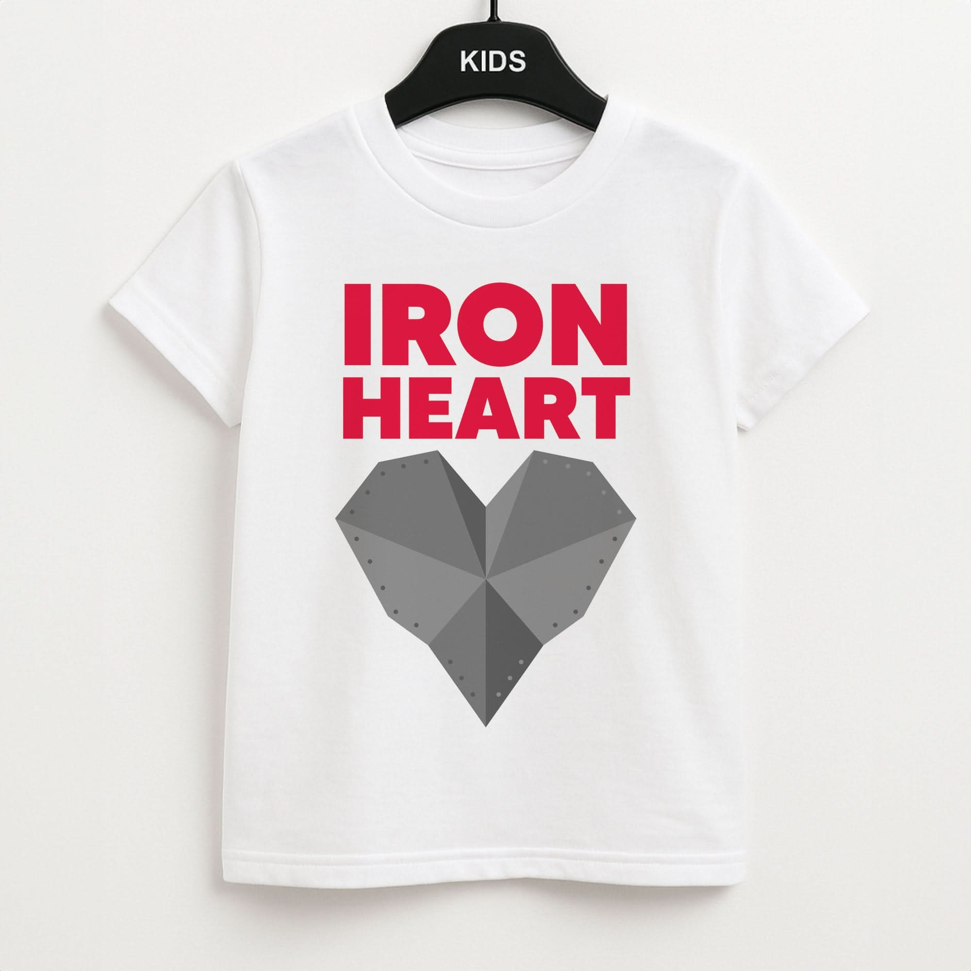Metal Heart Kids Unisex T-Shirt
