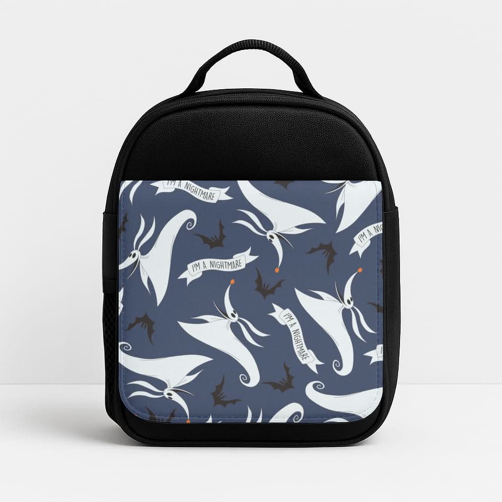 Skeleton Dog And Bats Pattern Lunchbox