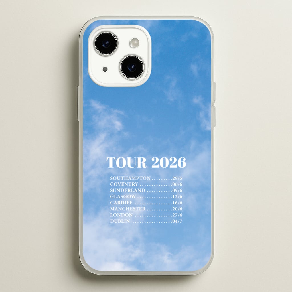 Band Tour 2026 iPhone 14 Case