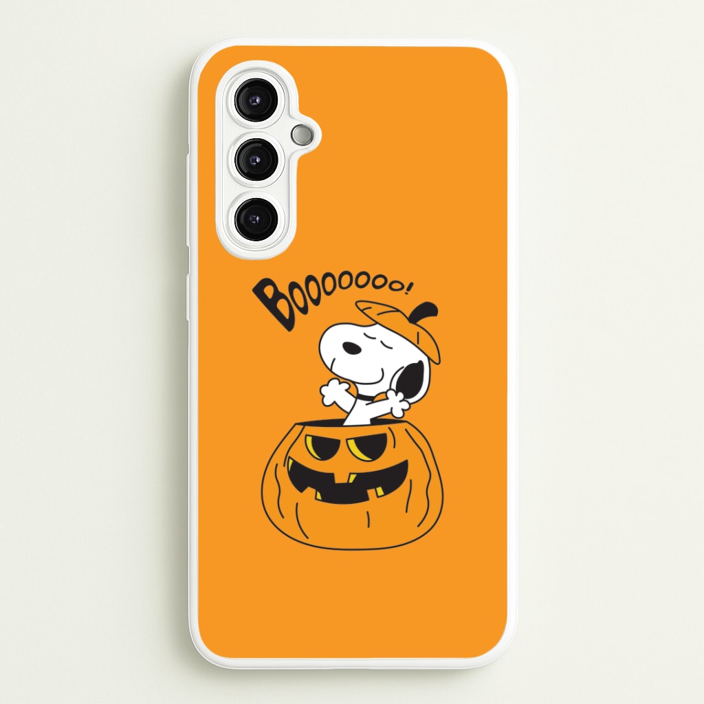 Cartoon Beagle Pumpkin Galaxy A14 Case