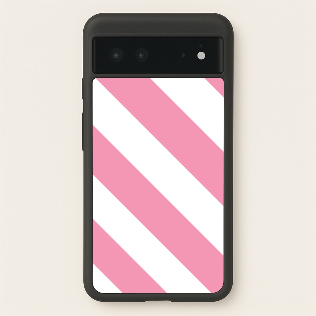Candy Cane Stripes Google Pixel 6 Case