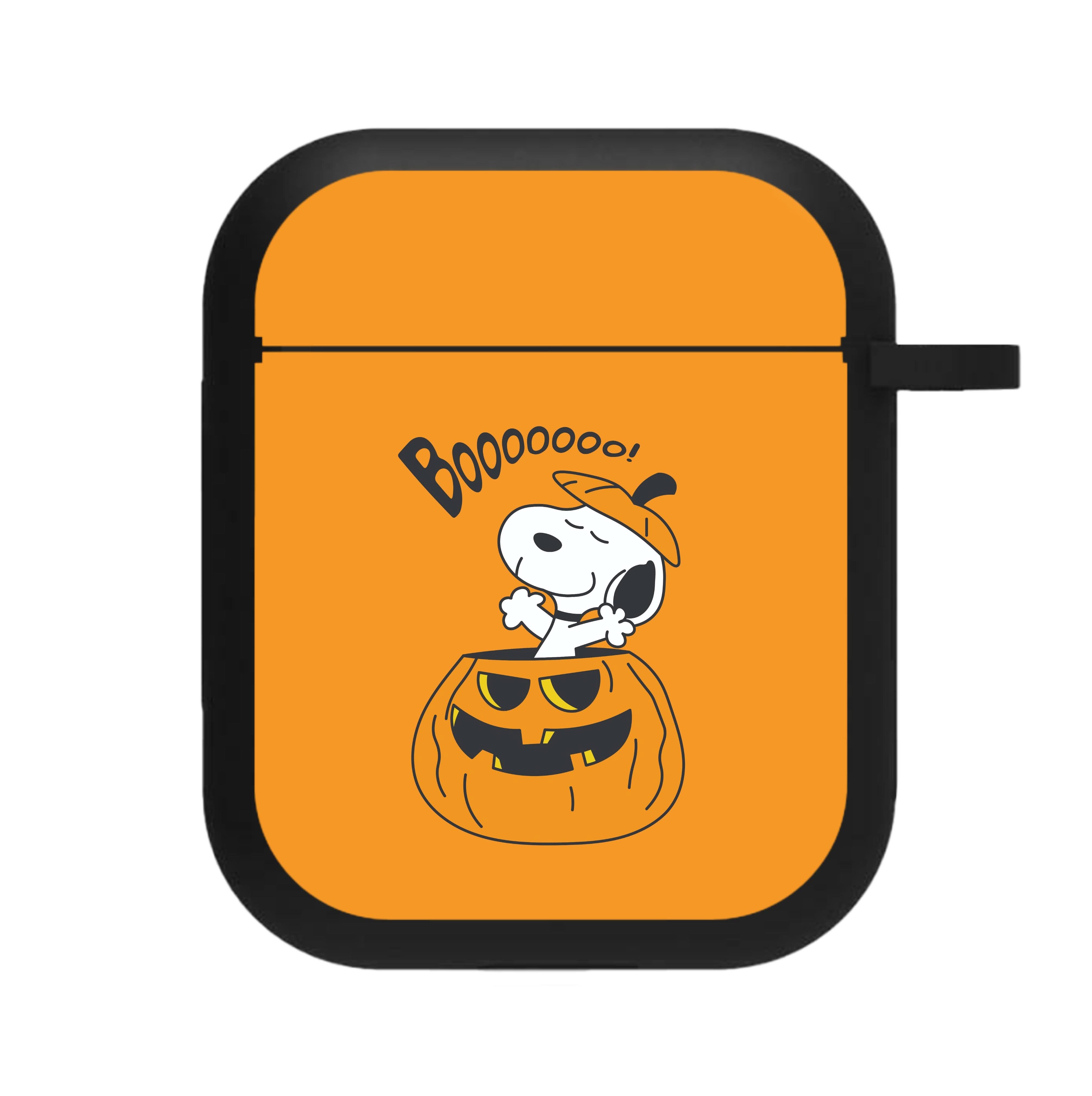 Cartoon Beagle Pumpkin AirPods Case