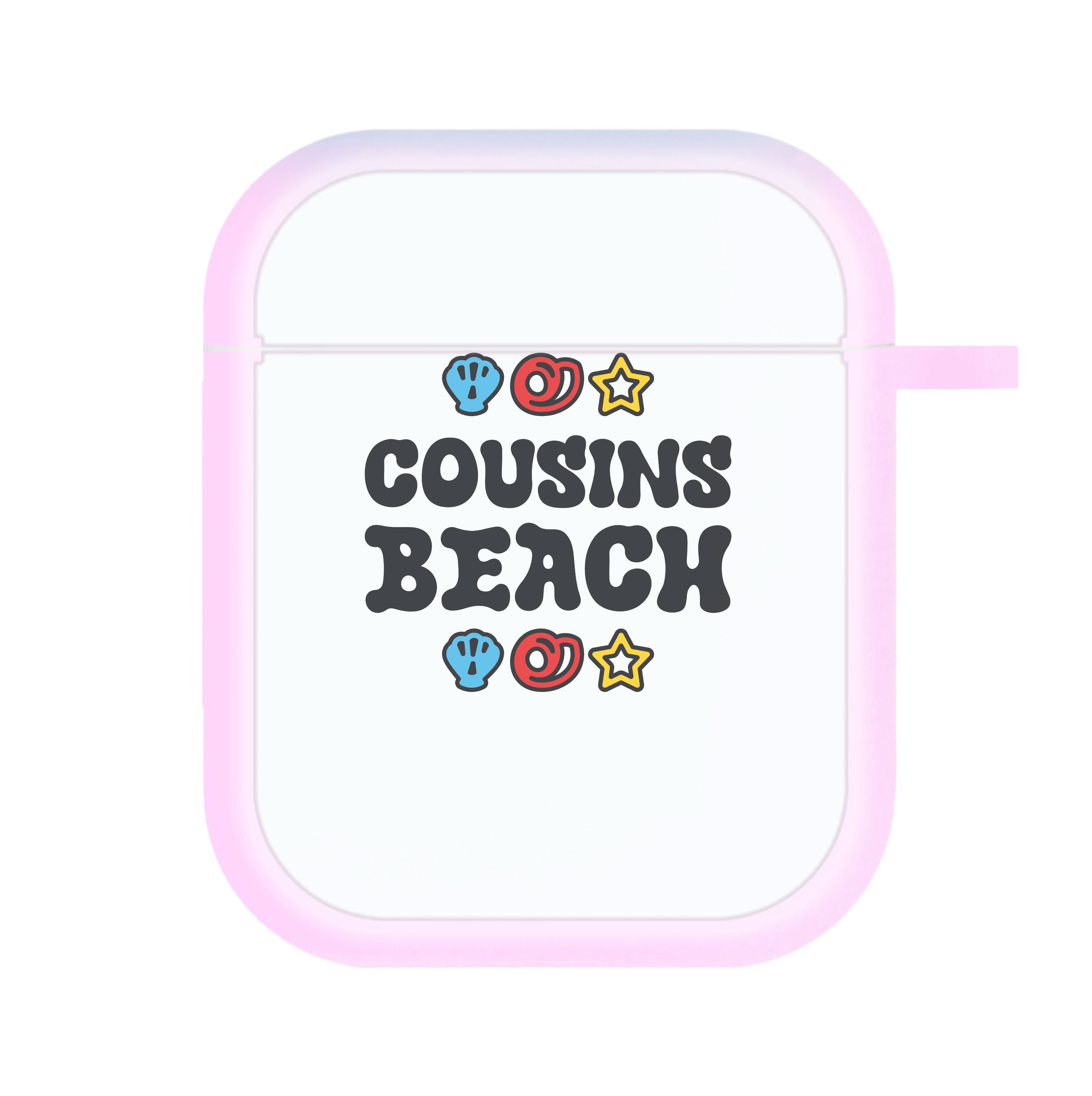 Cartoon Cousins Beach AirPods Case