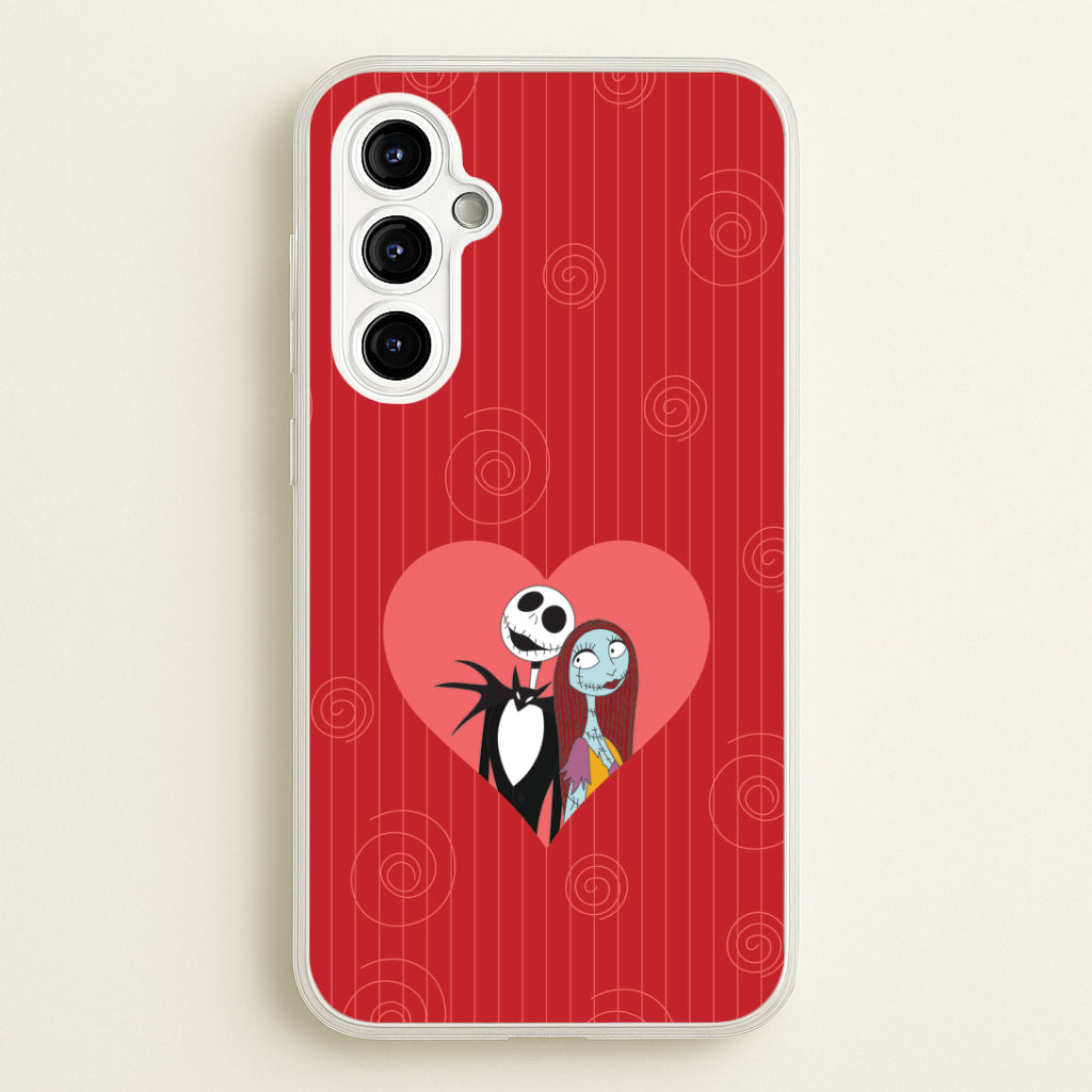 J And S Heart Galaxy A54 Case