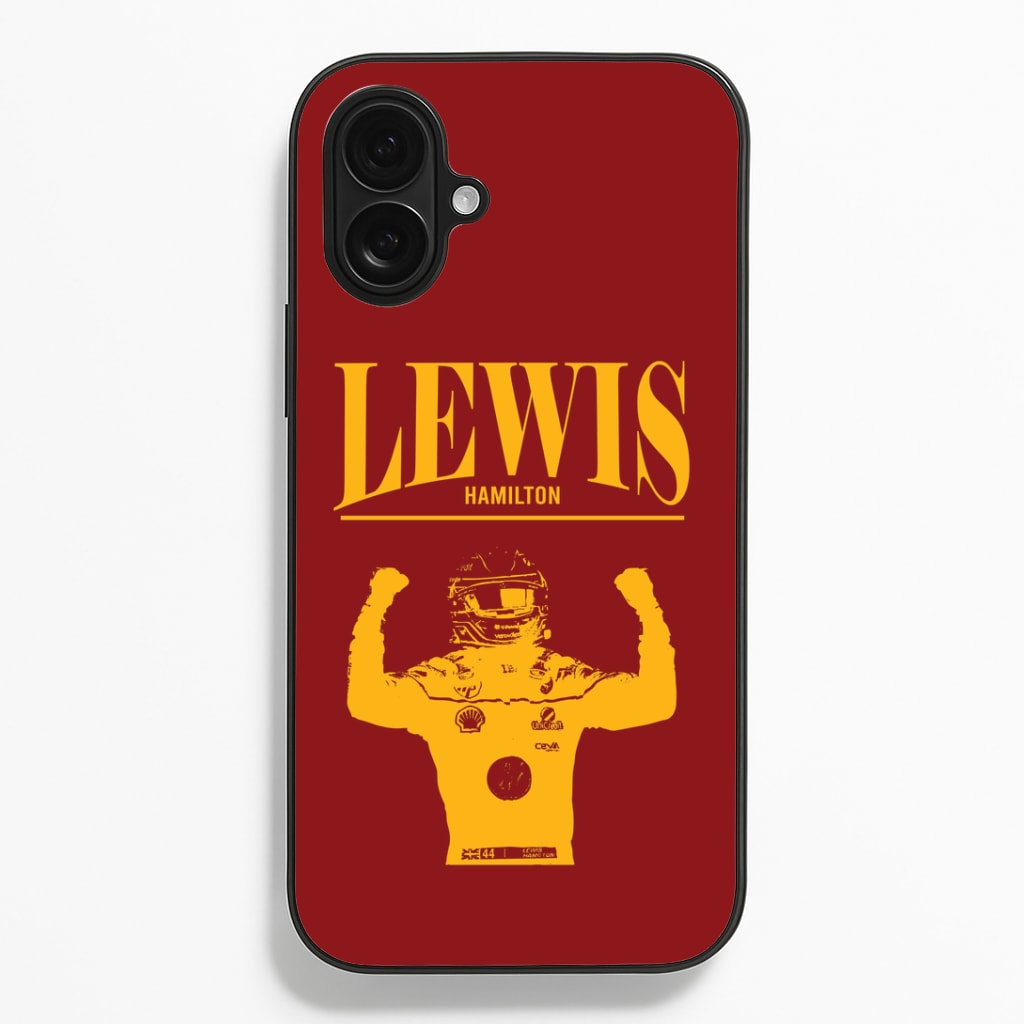 Lewis Red And Gold iPhone 16 Plus Case