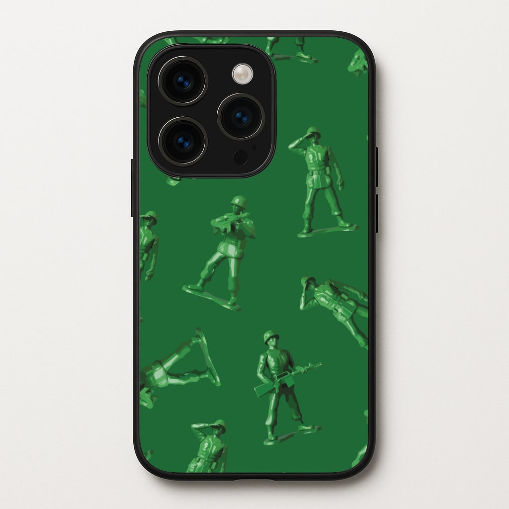 Toy Army Soldier Pattern iPhone 14 Pro Case