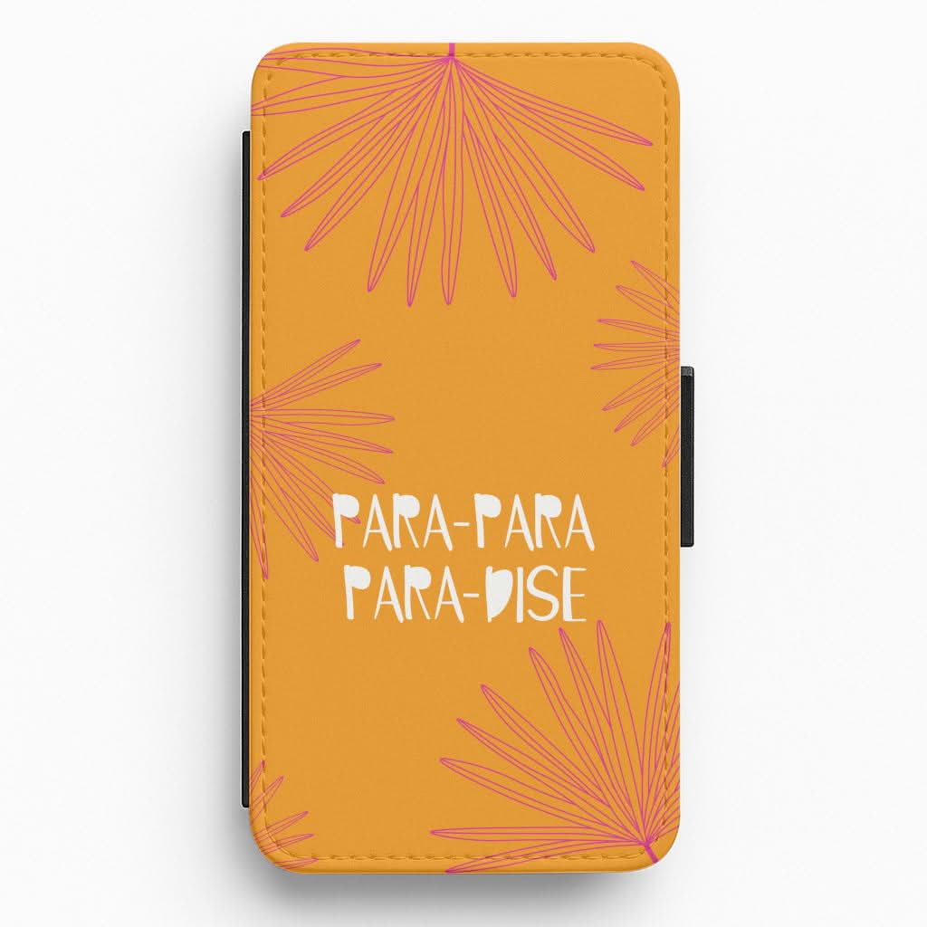 Paradise Lyrics Flip / Wallet Phone Case