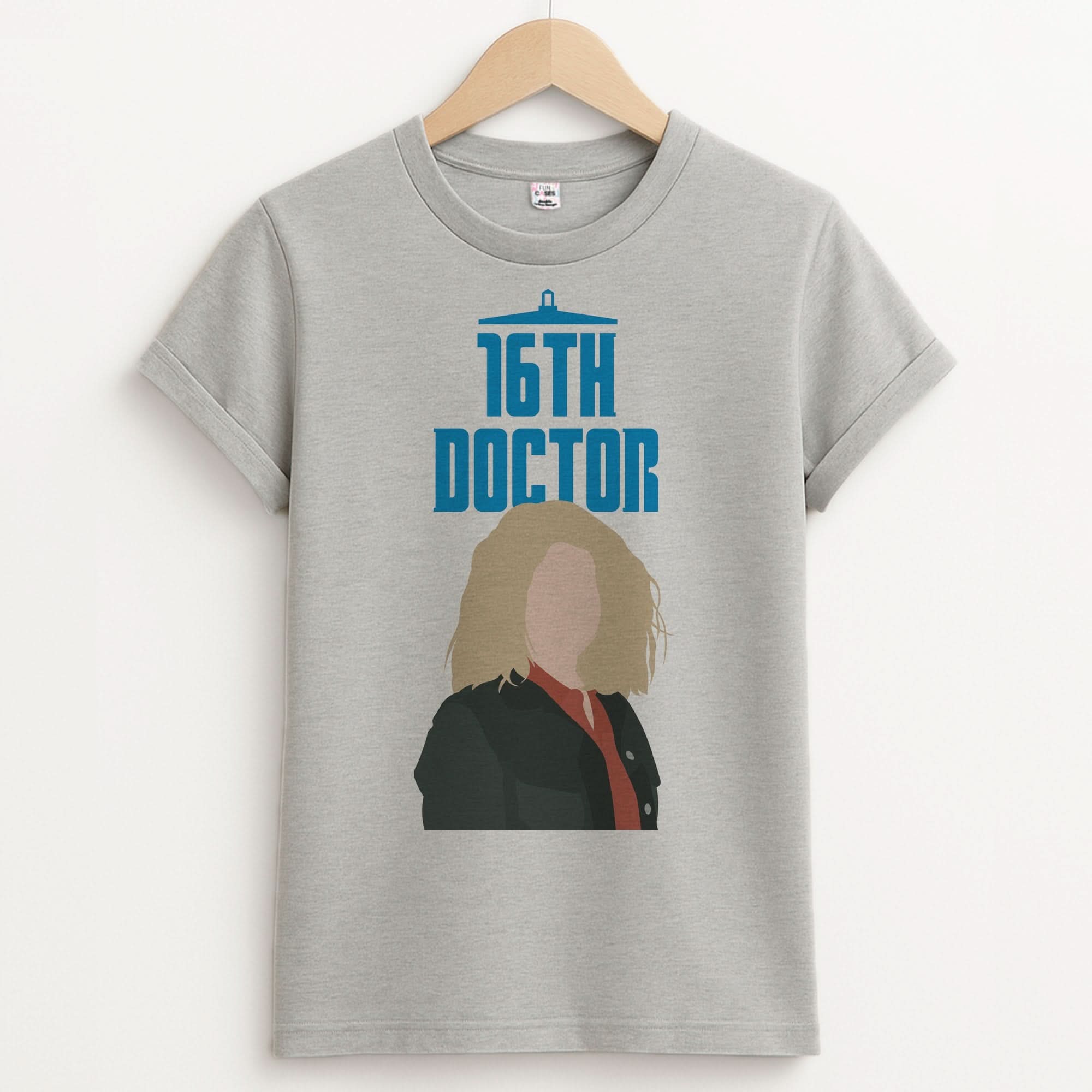16th Doctor Billie Unisex Grey T-Shirt