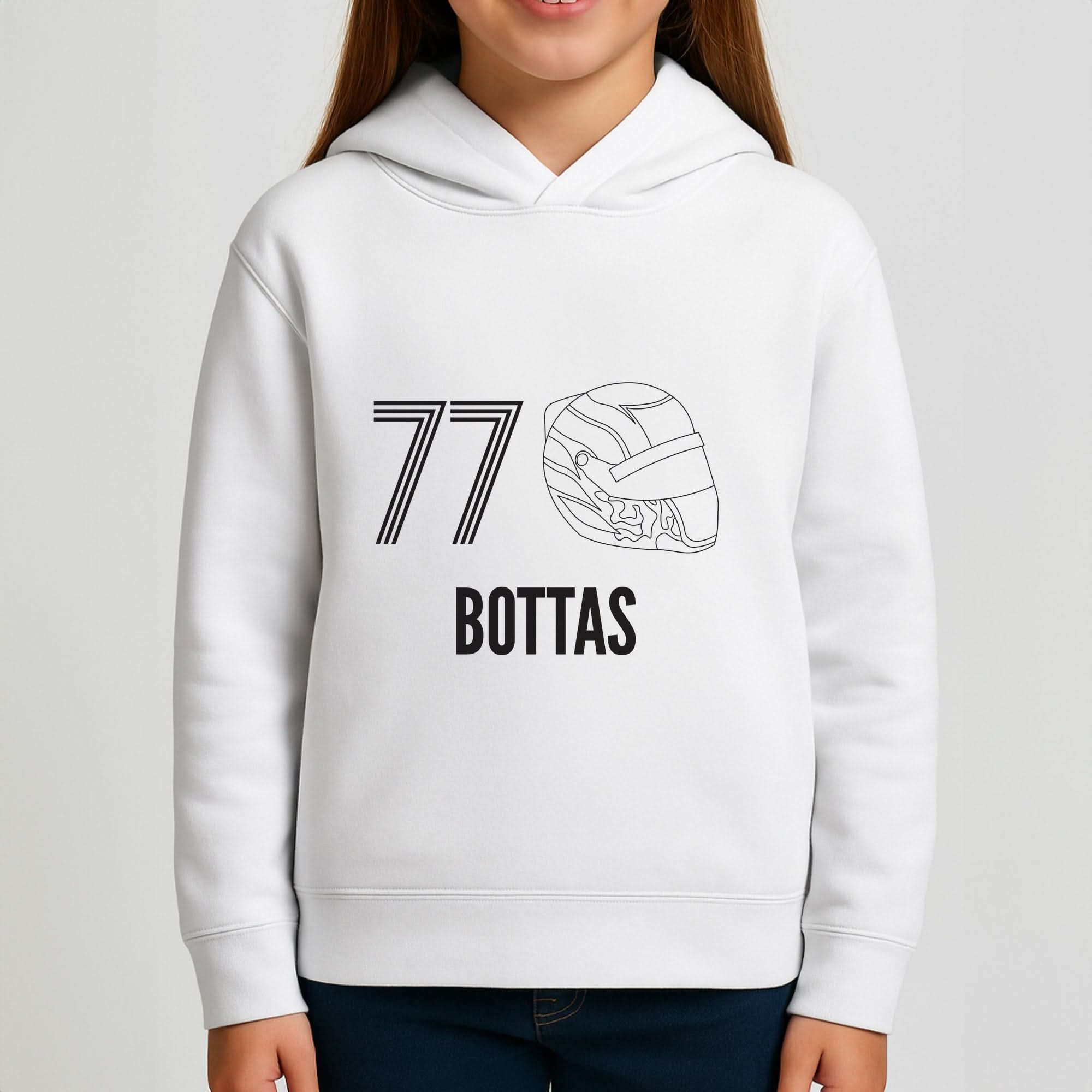 Bottas Helmet 2026 Girls Hoodie