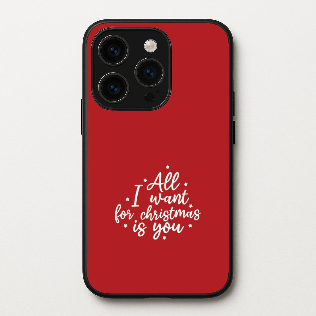 All I Want For Christmas Is You Stars iPhone 14 Pro Case
