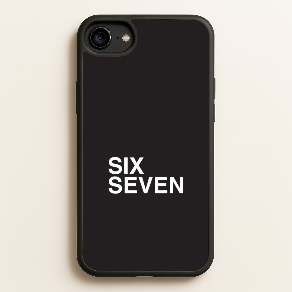 6 7 Black iPhone 6 / 7 / 8 / SE Case