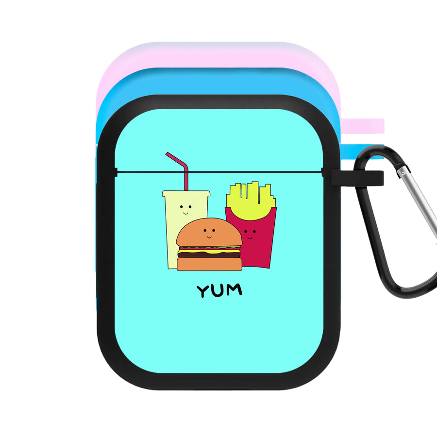 Fast Food Meal - Fast Food Patterns AirPods Case