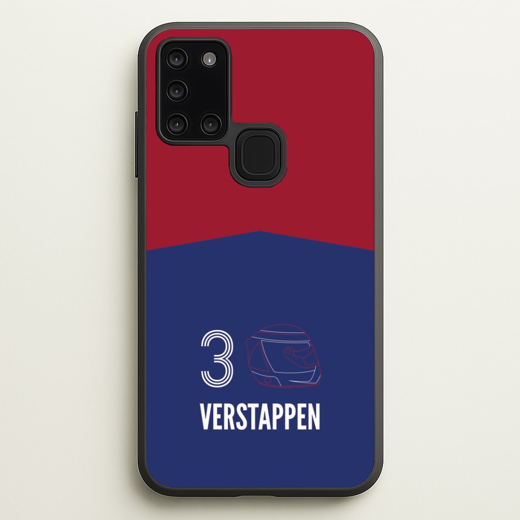 Verstappen Helmet 2026 Galaxy A21s Case