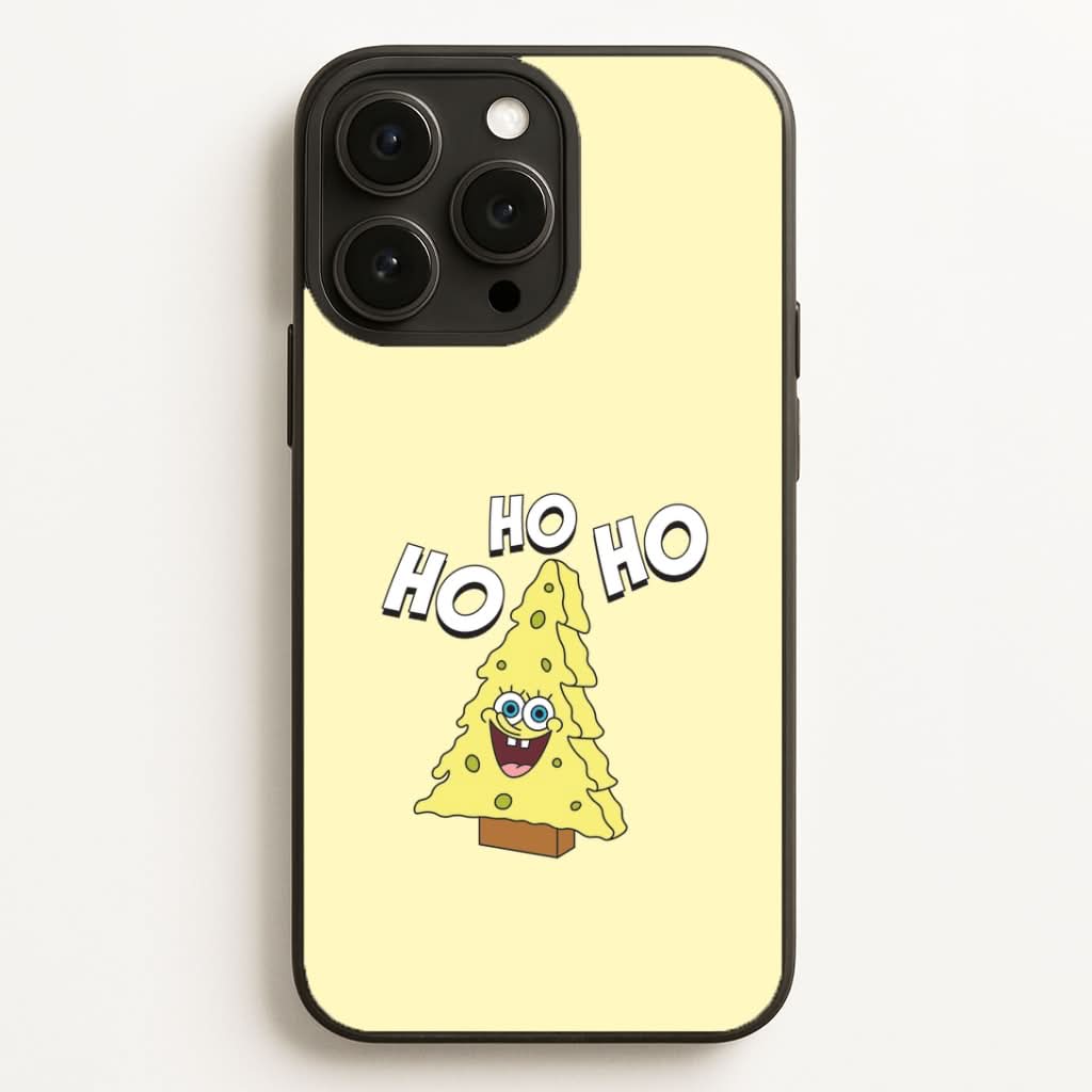 Christmas Tree Cartoon Sponge Phone Case