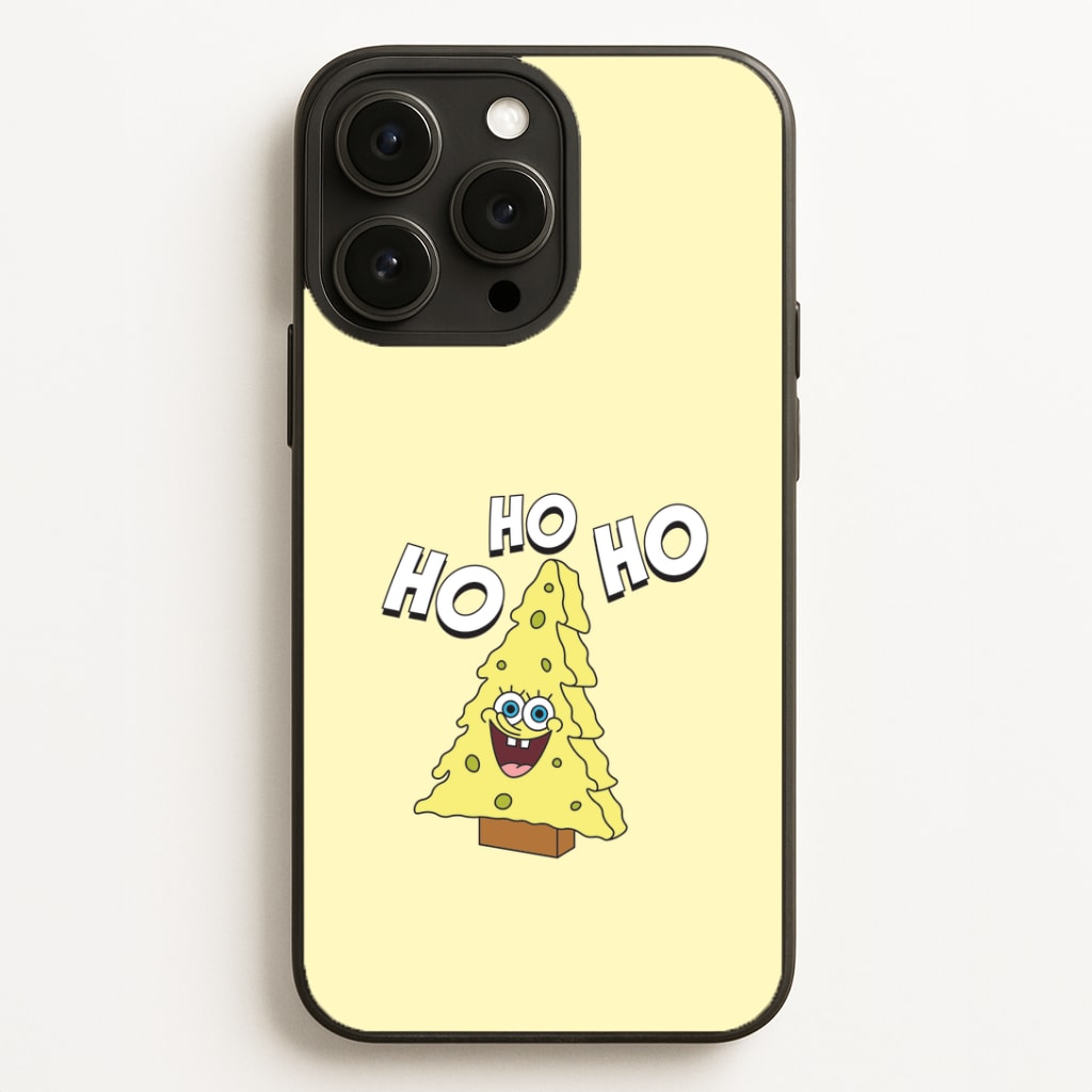 Christmas Tree Cartoon Sponge iPhone 16 Pro Max Case